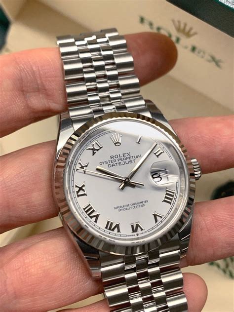 Rolex Datejust 36 roman numerals